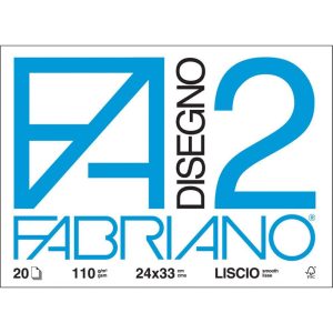 Fabriano F2 24×33 ruvido 110gr.